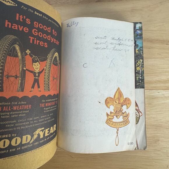 BSA Boy Scout Handbook 6th Ed. 2nd Print 1960 Norman Rockwell Cover - Picture 2 of 13